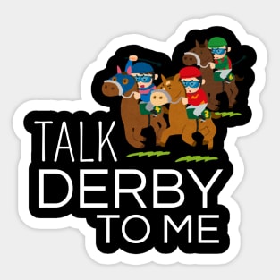 Derby day 2024 Funny Vintage Racing Horse lover Derby Sticker